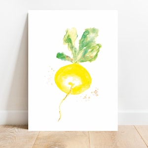 Kitchen Wall Art, Kitchen Art Print, Vegetable Watercolor Painting, Kitchen Wall Decor, Wall Art Kitchen
