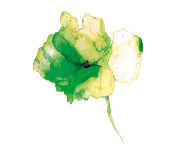 Flower Watercolor Art Prints Set of 4 Floral Print Set. Etsy