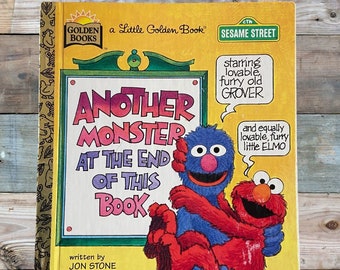 Another Monster at the End of this Book, 1996 Hardcover Collectible Storybook, Classic Story Book for Homeschool Reading Teacher Resources