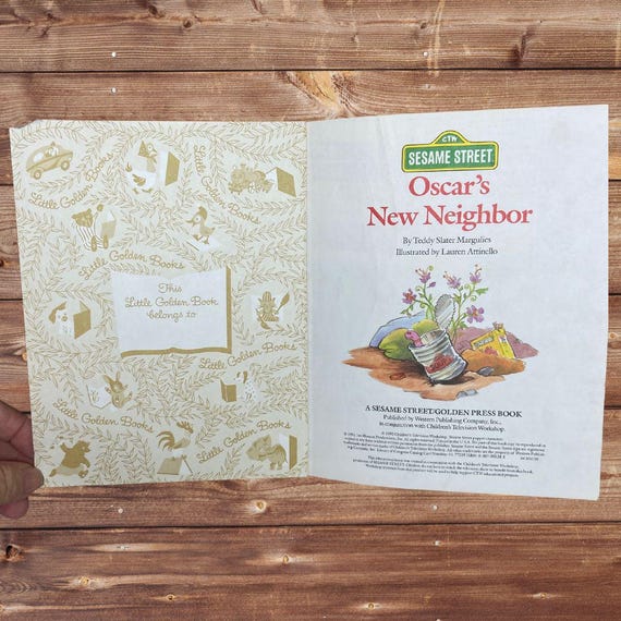 Oscar's New Neighbor Little Golden Book, Children's Bedtime