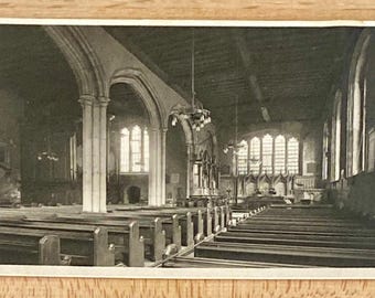 Tower of London Black and White Postcard, St Peter's Chapel Travel Souvenir Postcard, Collectible Memorabilia Post Card, History Collector