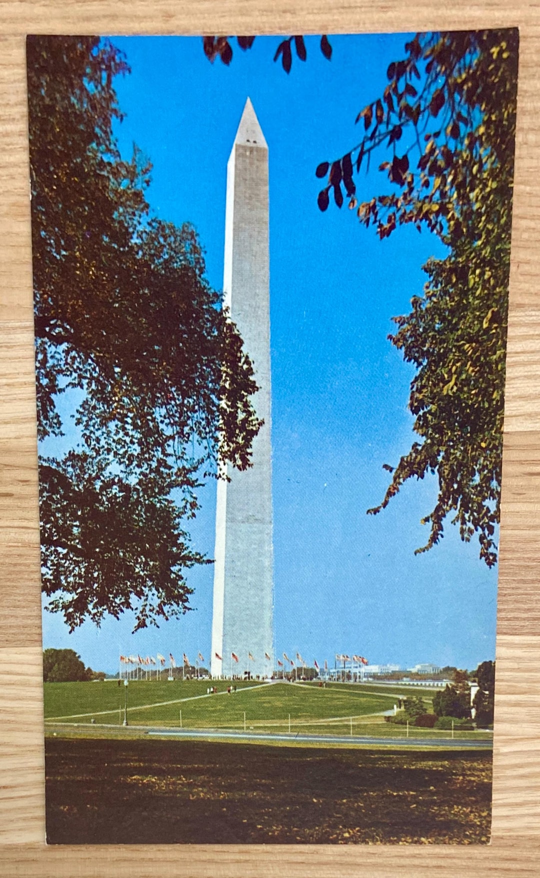 Vintage Washington Monument Postcard, Historic DC Landmark Souvenir ...