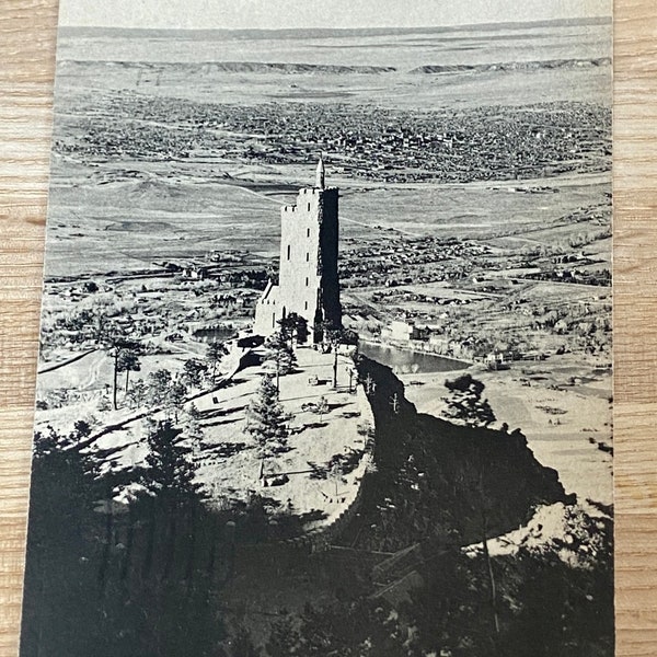 Broadmoor Colorado Springs Vintage Postcard, Will Rogers Shrine to the Sun 1941 Travel Keepsake Posted, 1 cent Stamp Post Card Ephemera