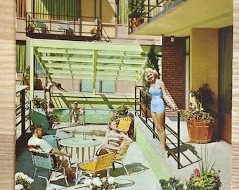 The Curtis Motor Lodge Downtown Minneapolis MN Postcard, Motel Advertising Memorabilia, Hotel Souvenir Post Card, American Architectural
