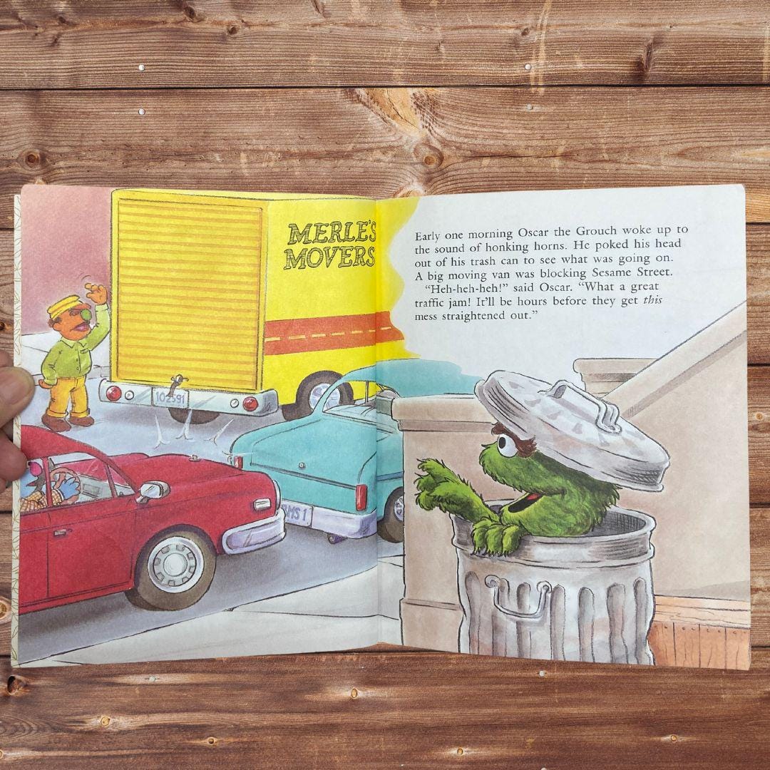 Oscar's New Neighbor Little Golden Book, Children's Bedtime