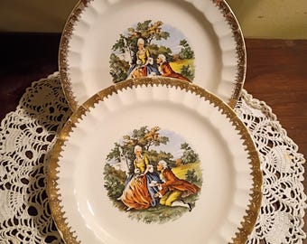 ヴィンテージの ENOCH  ロイヤルホームズ・オブ・ブリテン Vintage Enoch Woods Ware Plate: English Scenery, Ralph Enoch 1781