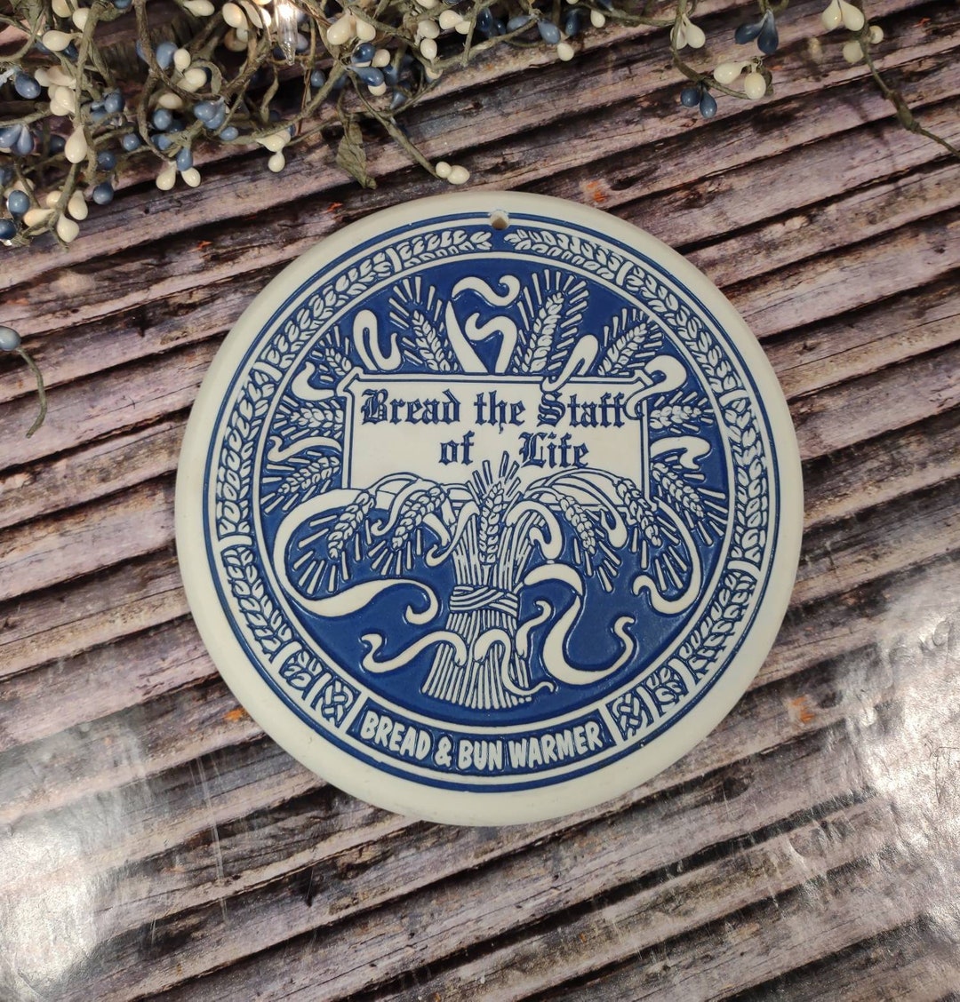 Vintage Farmhouse Ceramic Bread Warmer Etsy