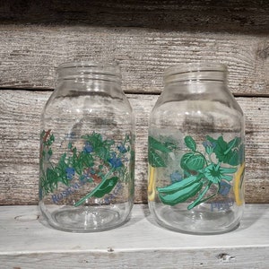 Vintage Canning Jars Set of 2