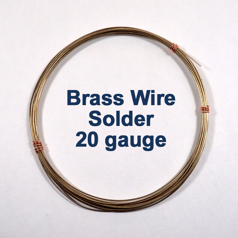 Brass Wire Solder 20 Gauge Choose Your Length Etsy