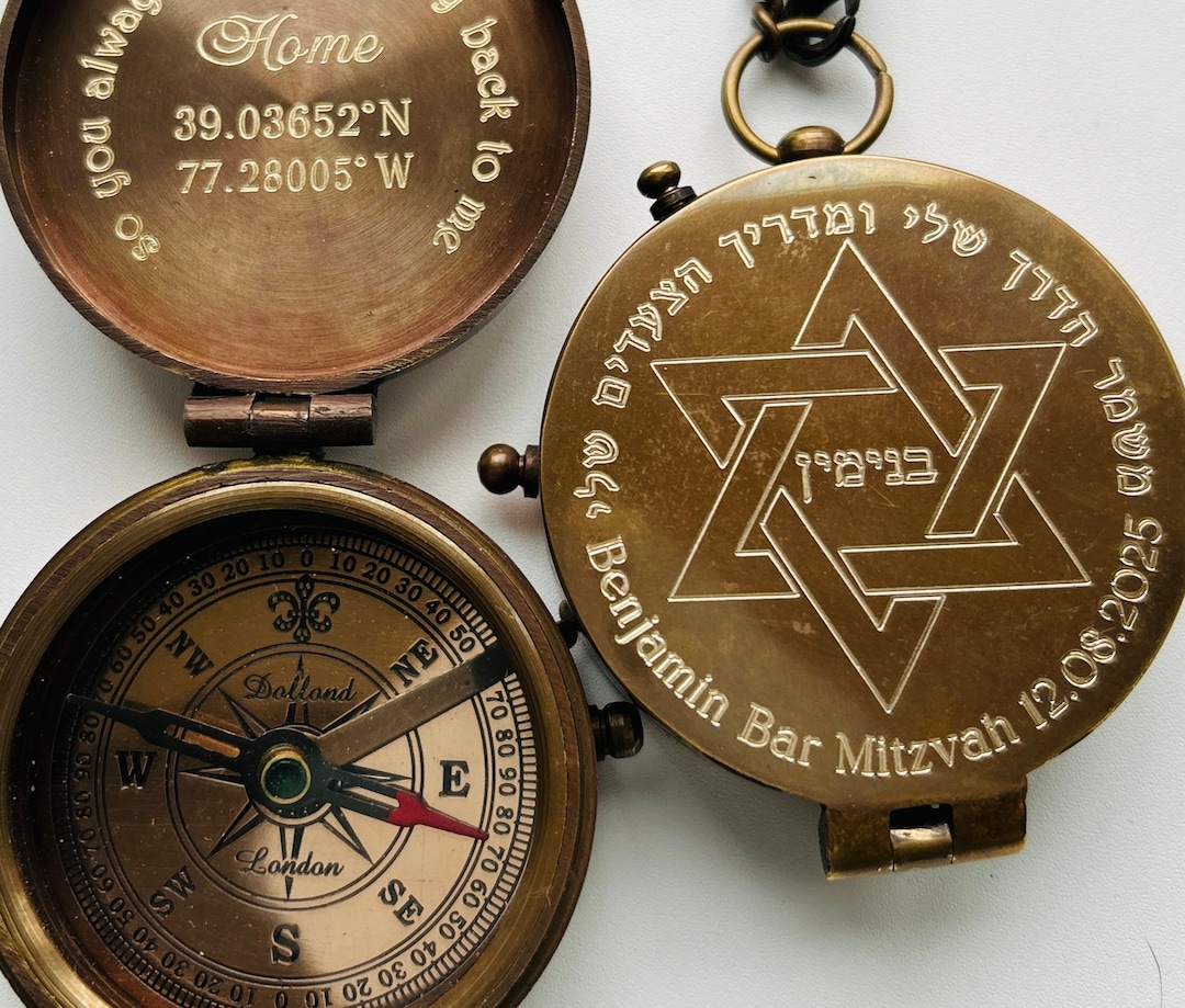 Bar Mitzvah Gift Bar Mitzvah Gift for Boy Judaica Art Hebrew Etsy