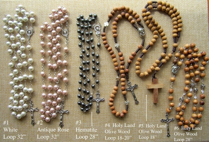 Rosaries, Baptism Rosary, Catholic Rosary, Baby Girl Boy Rosary