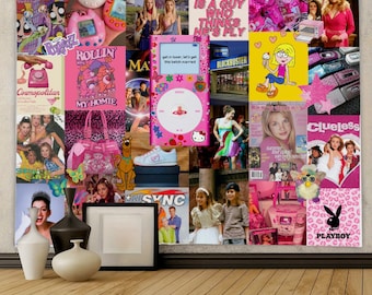 Y2K Decor Personalized Tapestry Banner - Bachelorette/Hen's Party Birthday Custom Personalized Themes Event Ideas