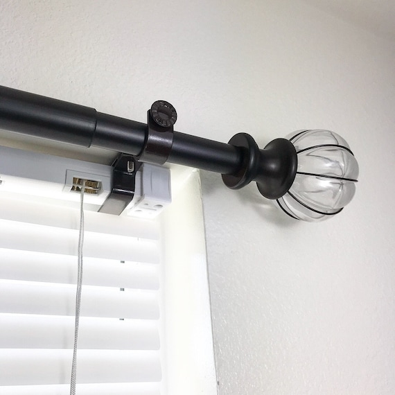 Mini Nono Bracket Inside Mounted Mini Blinds Curtain Rod Etsy