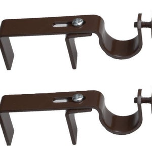 NoNo Bracket - No Drill Curtain Rod Bracket Attachment over Blinds