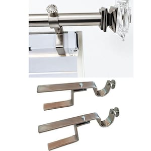 NoNo Bracket XL - No Drill Curtain Rod Bracket Attachment for XL Inside Mounted Blinds