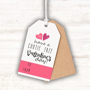 Valentijnsdag Cadeaukaartje - BEWERKBARE INSTANT DOWNLOAD - Heb een Cootie Gratis Valentijnsdag - Geweldig cadeau voor leraren!