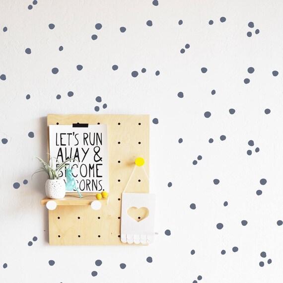 Wall Decal Tiny Hand Drawn Dots Wall Sticker room decor Etsy