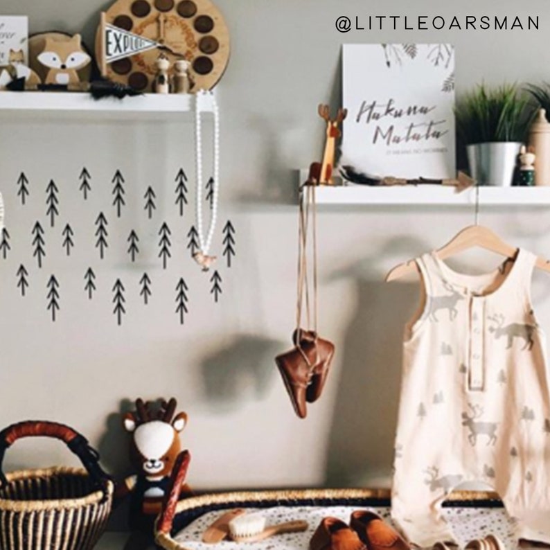 Wall Decal Stick Trees Wall Sticker Room Decor Etsy