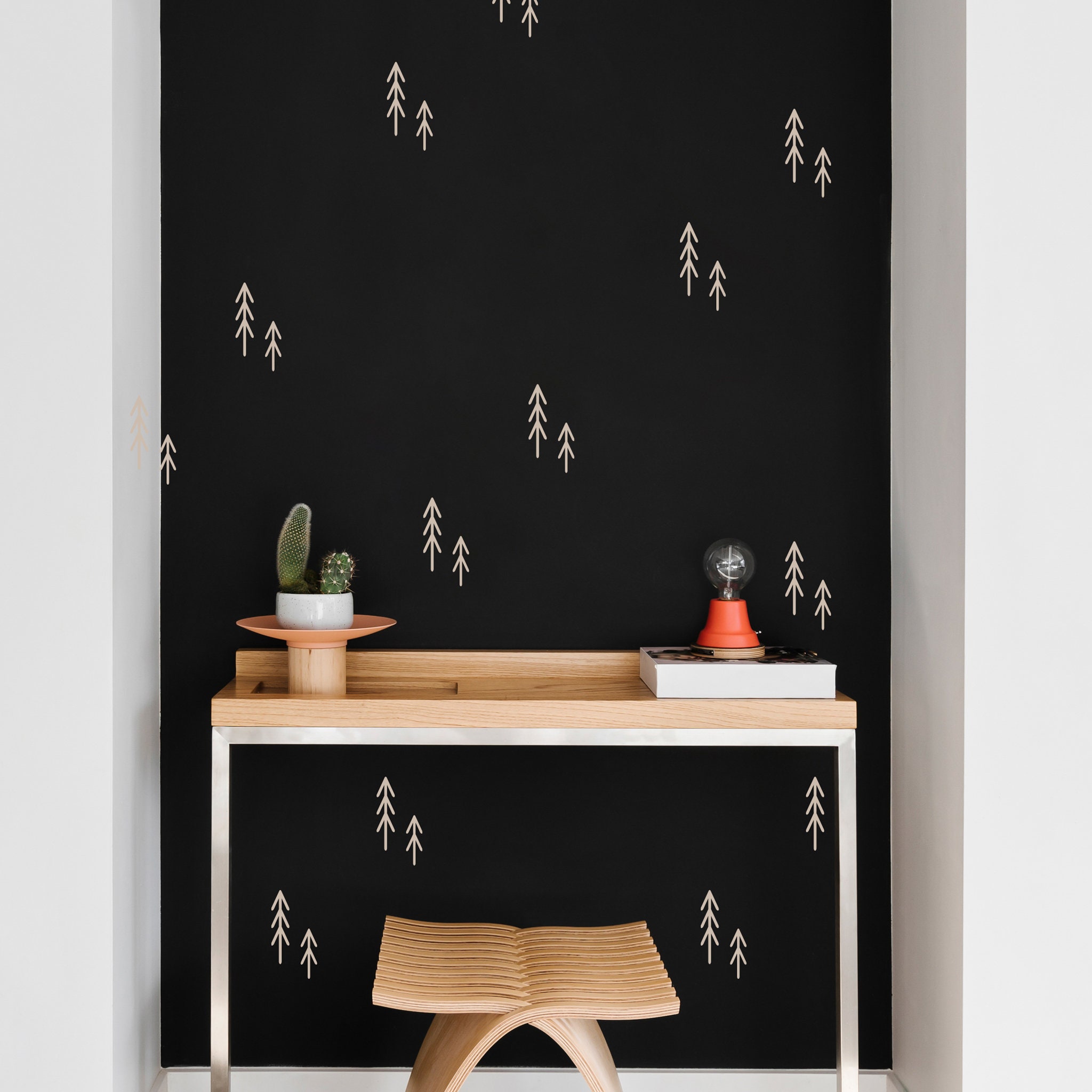 Wall Decal Stick Trees Wall Sticker Room Decor Etsy