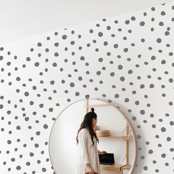 Wall Decal Tiny Hand Drawn Dots Wall Sticker Room Decor Etsy