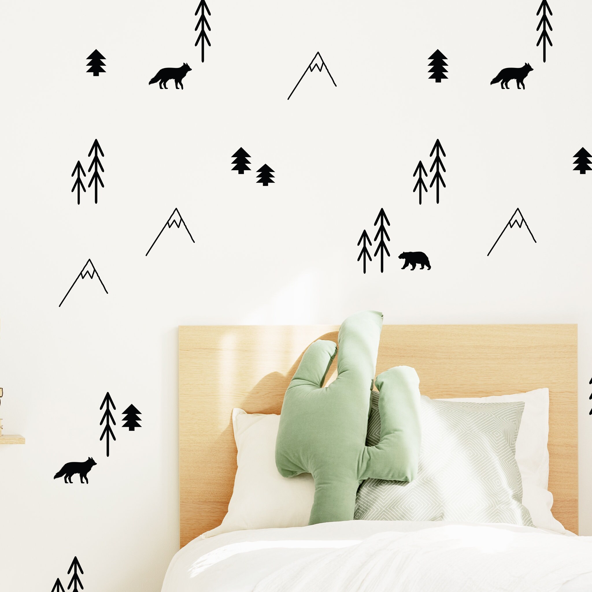 Wall Decal Forest Compilation Wall Sticker Room Decor Etsy