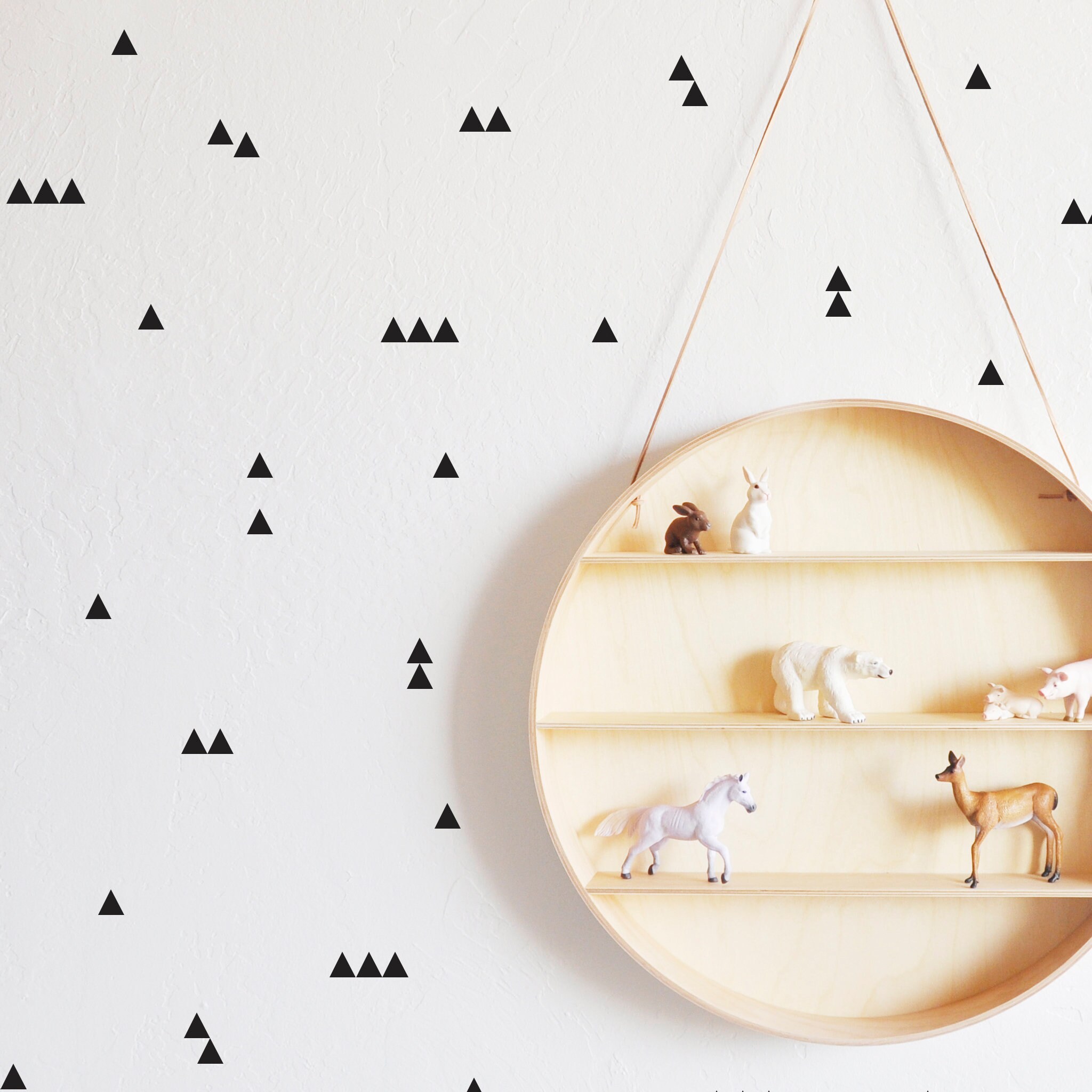 Extra Minuscules Triangles-sticker Mural