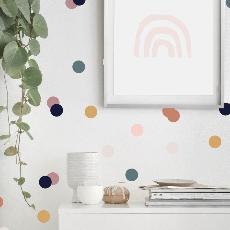 Wall Decal Jewel Hue Wall Sticker Room Decor Wall Etsy