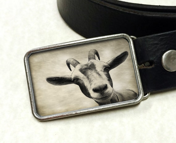 goat belt buckle