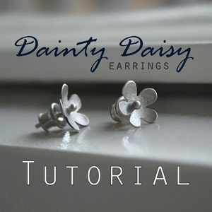 Tutorial: Dainty Daisy Earrings