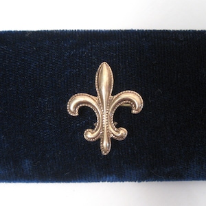 Vintage antieke Victoriaanse gouden vulling Fleur de Lis horloge pin broche