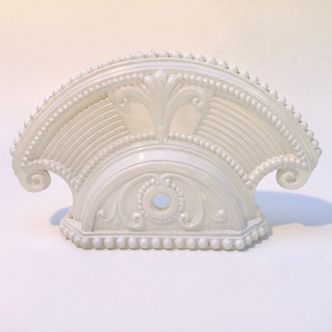 Antique 20's Art Deco White Pressed Glass Wall Sconce Lamp Etsy