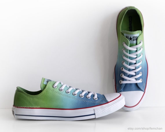 green converse low tops