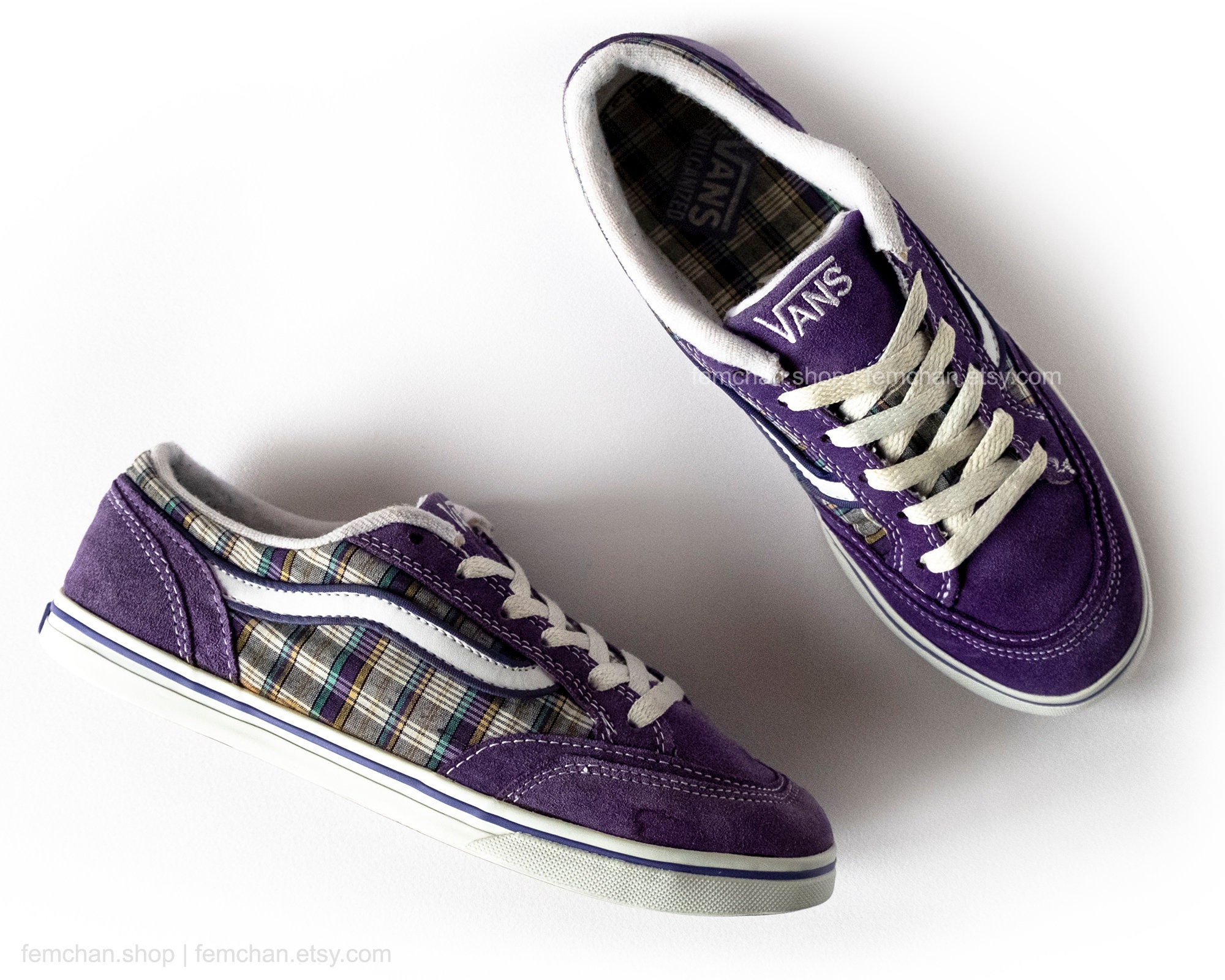 purple suede vans