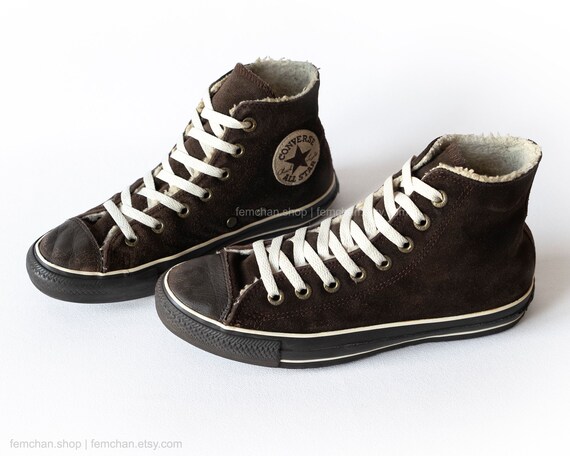 fleece lined converse