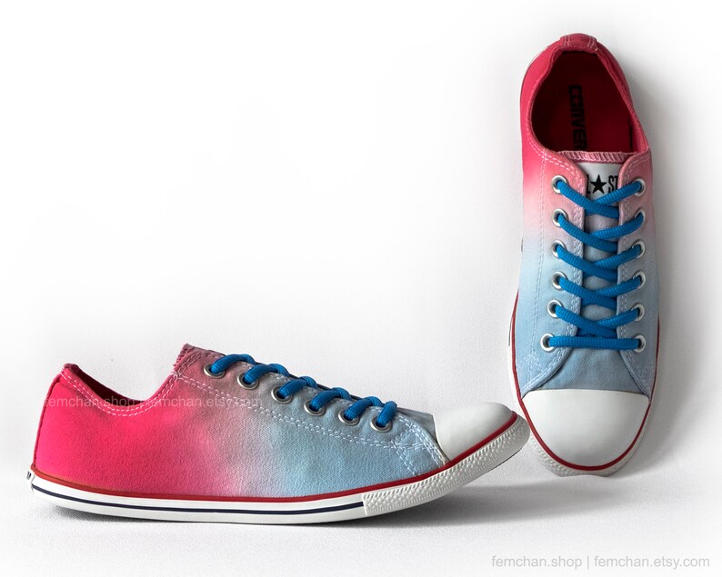 Custom Produkt Sky Paisley Converse All Star Slim Custom Produkt Sky Paisley Converse All Star Slim