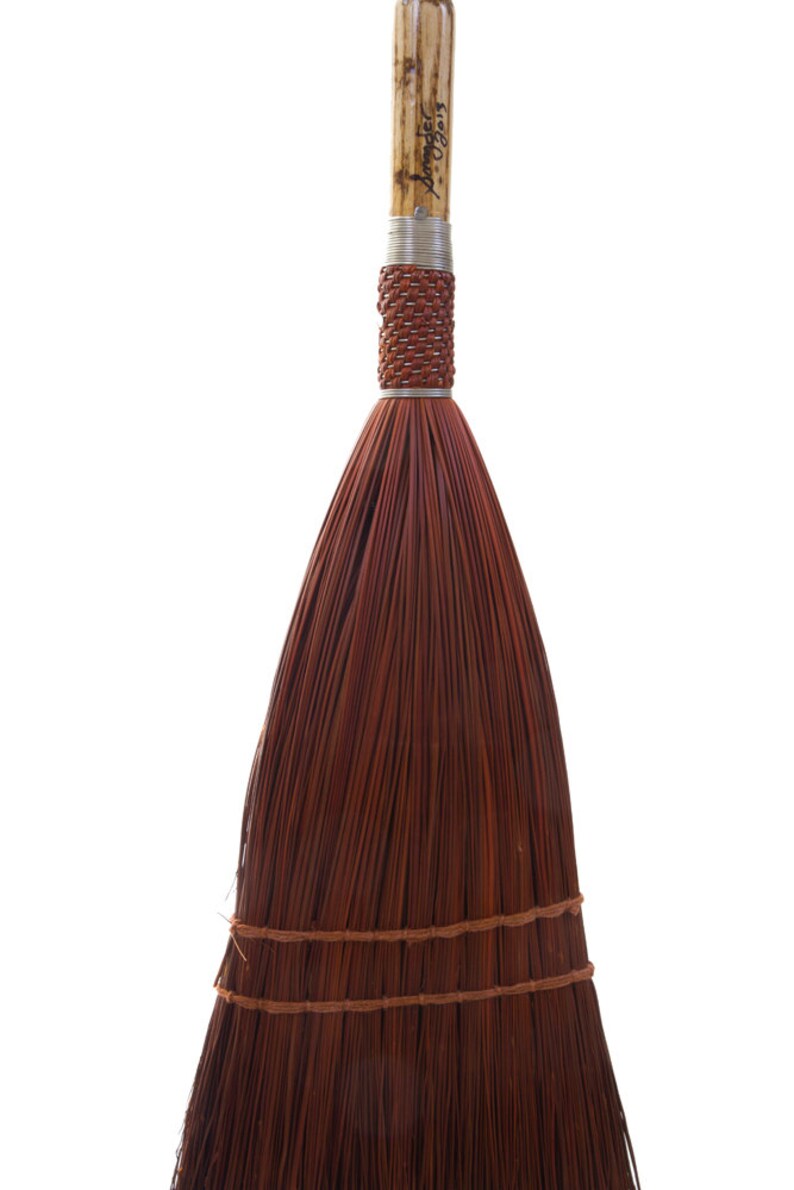 Handmade broom with a turned handle bristles in your choice Etsy