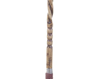Handmade broom with a turned handle, bristles in your choice of color.