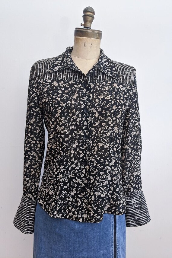 Romantic floral blouse