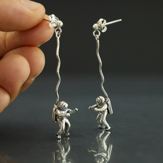 Pendientes De Astronauta De Espacio Exterior De Dibujos De Pendientes De Astronauta De Espacio Exterior De Dibujos De