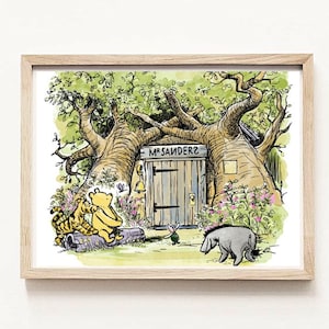 Winnie the Pooh Vintage Tree House - Etsy
