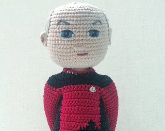 Starship Captain - Crochet Amigurumi Doll Pattern -  PDF download