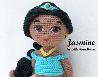 Jasmine - Crochet Amigurumi Doll Pattern -  PDF download