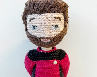 Starship Commander - Crochet Amigurumi Doll Pattern -  PDF download