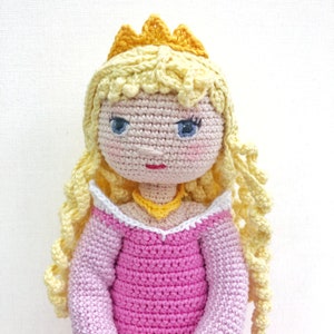Aurora - Crochet Amigurumi Doll Pattern -  PDF download