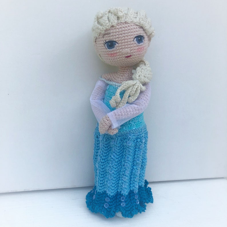 Elsa Crochet Amigurumi Doll Pattern PDF Download Etsy