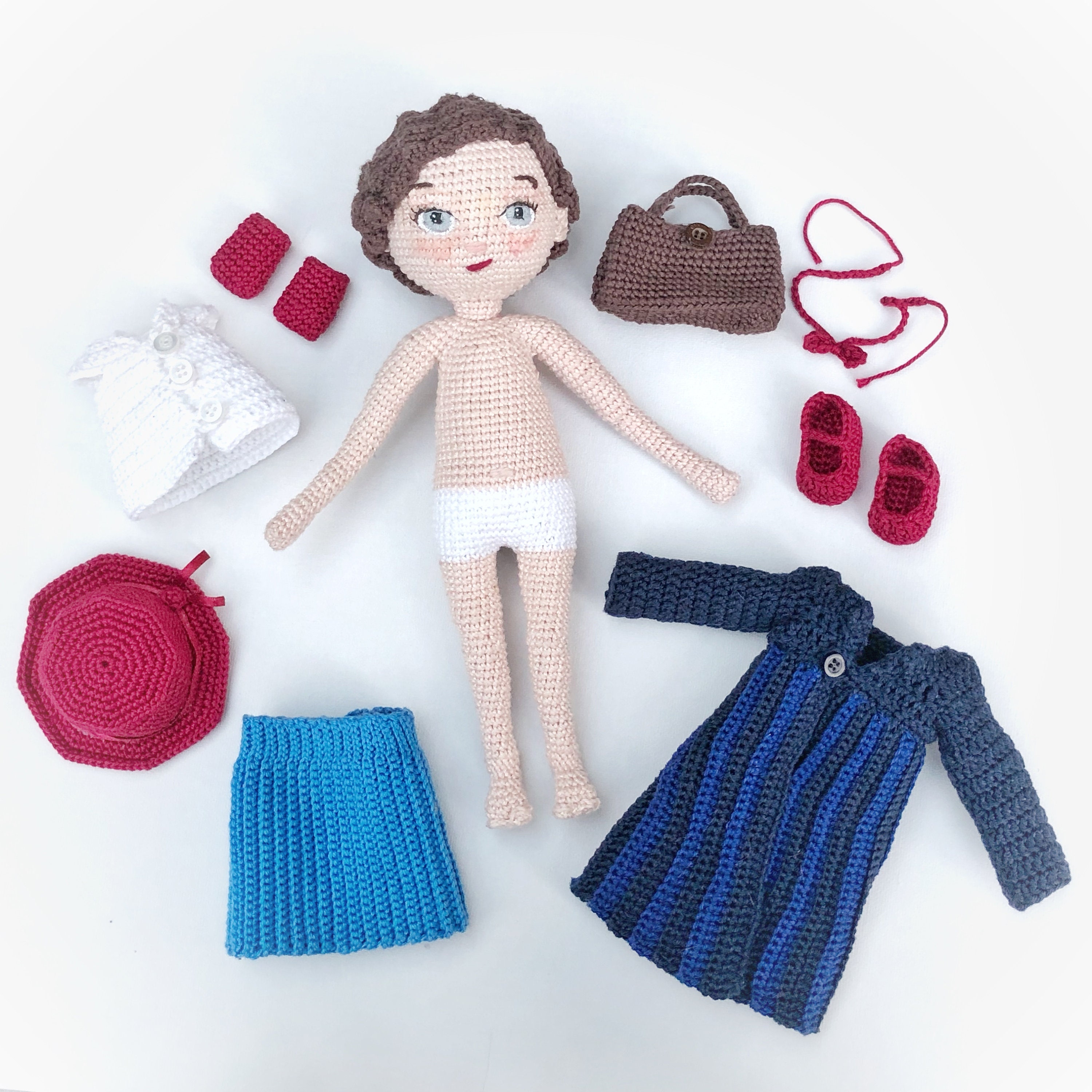 Mary Poppins - Crochet Amigurumi Doll Pattern - PDF Download - Etsy UK