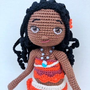 Moana - Crochet Amigurumi Doll Pattern -  PDF download