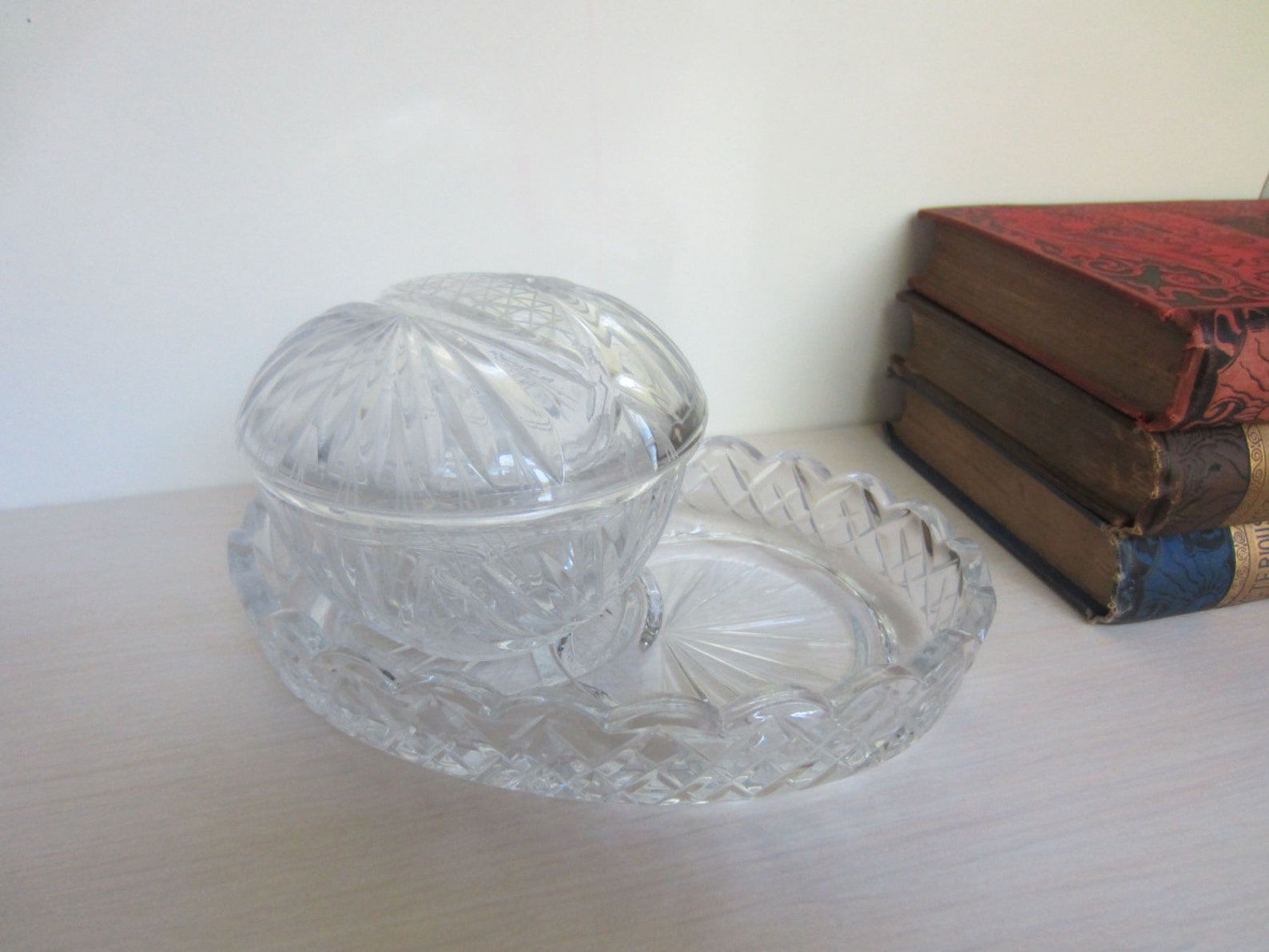 Vintage Lead Crystal Candy Dishes Etsy