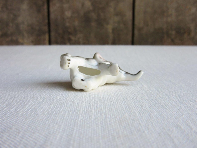 Tiny Baby Elephant Vintage Bone China Baby Elephant Figurine Bone China Porcelain Ceramic Wild Animals Miniature Baby Elephant Figurine