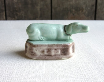 Humble Vintage Chinese Mud Dog Figurine, Mud Dogs, Mud Animals, Mudman, Mudmen, Mud Figures, Birds, Chinese Mud Dog Figurine, Mud Dog Figure